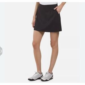Tommy Bahama Active Women's Black Golf Skort UPF 50 Pockets Sz L
